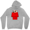 snoopy parody pug w Unisex Hoodie
