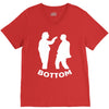 bottom eye poke V-Neck Tee