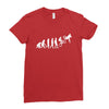 bike evolotions Ladies Fitted T-Shirt