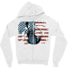 us flag Zipper Hoodie