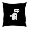 ghost of disapproval Throw Pillow