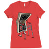 old gamer Ladies Fitted T-Shirt