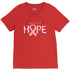 breast cancer hope V-Neck Tee