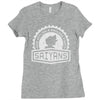 saiyans crest Ladies Fitted T-Shirt