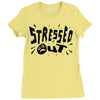stressed out Ladies Fitted T-Shirt