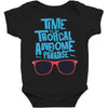 time to go tropical awesome paradise Baby Bodysuit