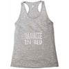 namaste in bed off shoulder Racerback Tank