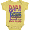 papa   body guard Baby Onesie