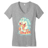 polar bear Women's V-Neck T-Shirt