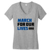 March For Our Lives Women's V-Neck T-Shirt