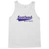 scotland born and raised retro white &amp; navy international country Tank Top