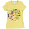 rainbow root Ladies Fitted T-Shirt