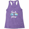 Beach Please Racerback Tank