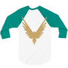 Maverick Gold Print 3/4 Sleeve Shirt