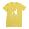 eleven stranger tv show mike lucas dustin will demogorgon dart Ladies Fitted T-Shirt