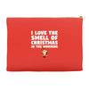 smell of christmas in the morning Accessory Pouches
