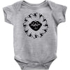 barrel of 12 monkeys Baby Bodysuit