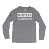 mimosa sundays brunch mens Long Sleeve Shirts