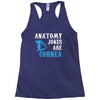anatomy jokes are cornea Racerback Tank