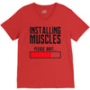 new installing muscle V-Neck Tee
