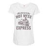 hot mess express Maternity Scoop Neck T-shirt