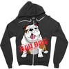 bad dog Zipper Hoodie
