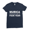 murica Ladies Fitted T-Shirt