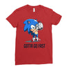 caffeine boost Ladies Fitted T-Shirt