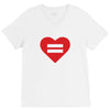 Equality Heart V-Neck Tee