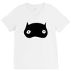 black owl V-Neck Tee