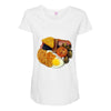 funny full english breakfast, ideal gift or birthday present Maternity Scoop Neck T-shirt