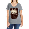 don't hurt the ones you love Ladies Curvy T-Shirt