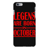 legends are born in october vintage iPhone 6 Plus/6S Plus Case