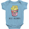 Burger and Fries Best Friends Baby Bodysuit