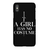 a girl has no costume iPhoneX