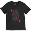 king of hearts playing card V-Neck Tee