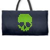 skull pixels t shirt cool funny Weekender Totes
