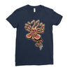 in space no one can hear you scream Ladies Fitted T-Shirt