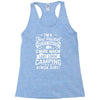 love camping!!! Racerback Tank