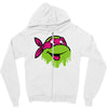 raph   tmnt facemelt Zipper Hoodie