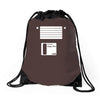 floppy disk Drawstring Bags