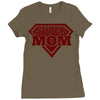 super mom 2 Ladies Fitted T-Shirt