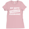 awesome husband Ladies Fitted T-Shirt