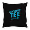 mystery tee Throw Pillow