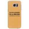im not an alcoholic im a drunk t shirt x large funny beer pong keg par Samsung Galaxy S7 Edge