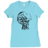 robot girl machine Ladies Fitted T-Shirt