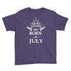 the best teachers are born in july Youth Tee
