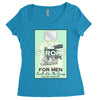 2 stroke aftershave, ideal birthday gift present. Women's Triblend Scoop T-shirt