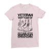 Veteran Don't Thank Me Thank My Grandpa Who Never Came Back Ladies Fitted T-Shirt