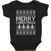 ugly merry christmas Baby Bodysuit